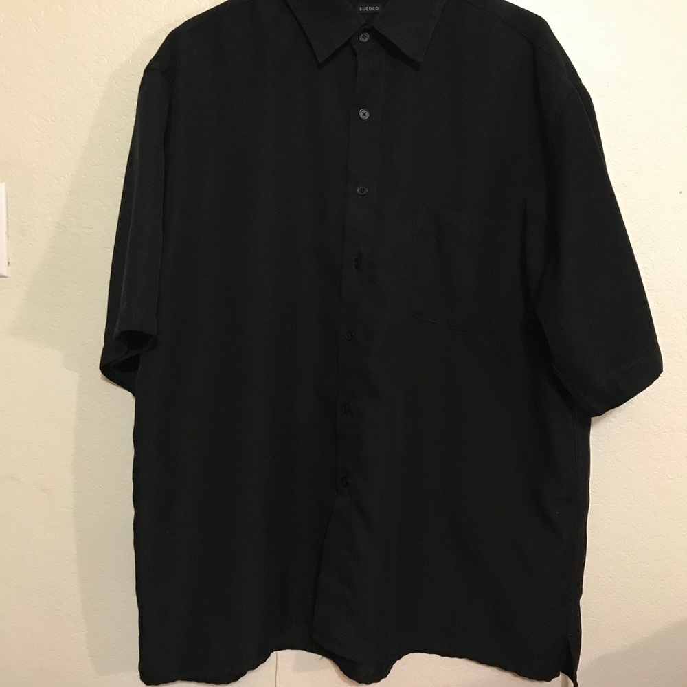 Men’s Black Button Down